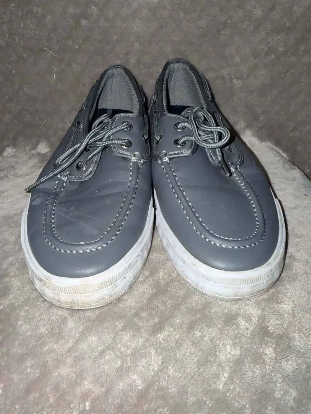 Nautica Spinnaker Men's Gray Boat Shoes Size 8